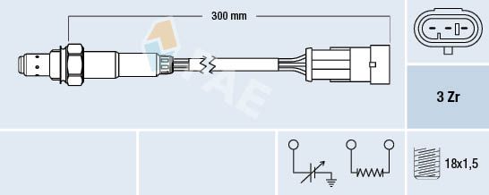 Obrázok Lambda sonda FAE  77121