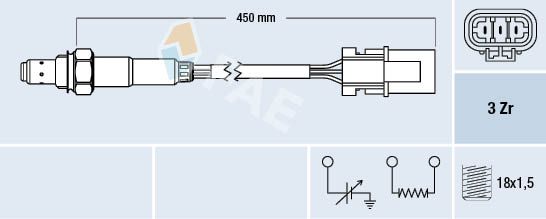 Obrázok Lambda sonda FAE  77122