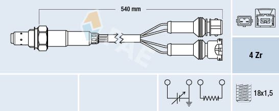 Obrázok Lambda sonda FAE  77123
