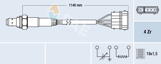 Obrázok Lambda sonda FAE  77130