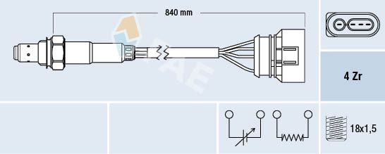 Obrázok Lambda sonda FAE  77133