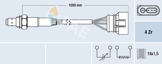 Obrázok Lambda sonda FAE  77134
