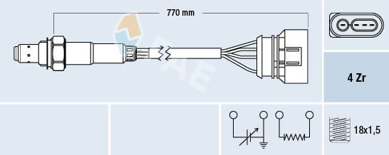 Obrázok Lambda sonda FAE  77136