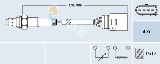 Obrázok Lambda sonda FAE  77147