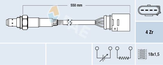 Obrázok Lambda sonda FAE  77150