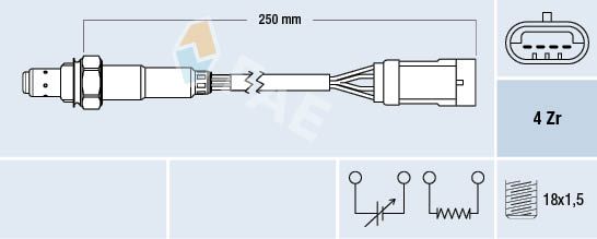 Obrázok Lambda sonda FAE  77151