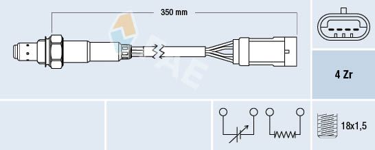 Obrázok Lambda sonda FAE  77152