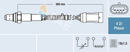 Obrázok Lambda sonda FAE  77153