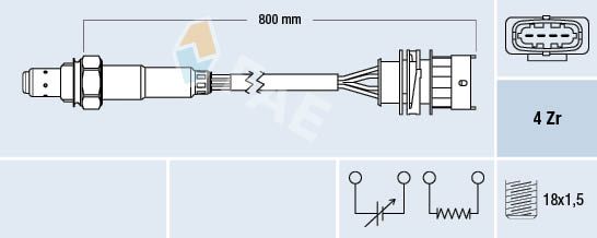 Obrázok Lambda sonda FAE  77157