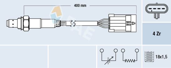 Obrázok Lambda sonda FAE  77158