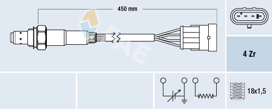 Obrázok Lambda sonda FAE  77159