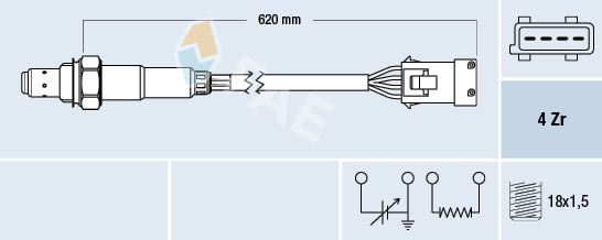 Obrázok Lambda sonda FAE  77164