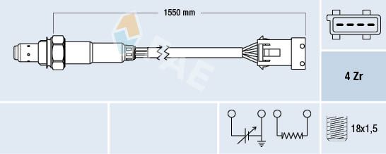 Obrázok Lambda sonda FAE  77167