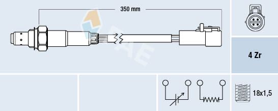 Obrázok Lambda sonda FAE  77170