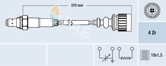 Obrázok Lambda sonda FAE  77173
