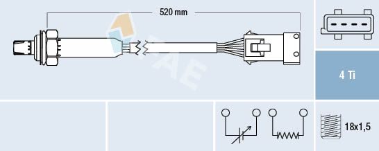 Obrázok Lambda sonda FAE  77188