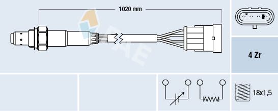 Obrázok Lambda sonda FAE  77192