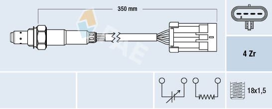 Obrázok Lambda sonda FAE  77195