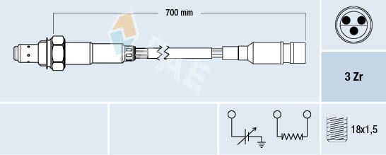 Obrázok Lambda sonda FAE  77199