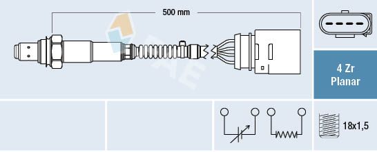 Obrázok Lambda sonda FAE  77202