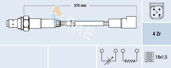 Obrázok Lambda sonda FAE  77212