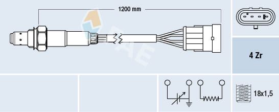 Obrázok Lambda sonda FAE  77221