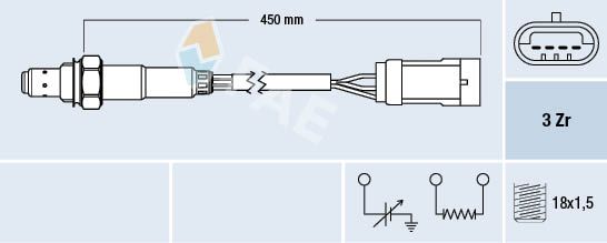 Obrázok Lambda sonda FAE  77222