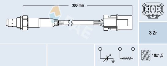 Obrázok Lambda sonda FAE  77228