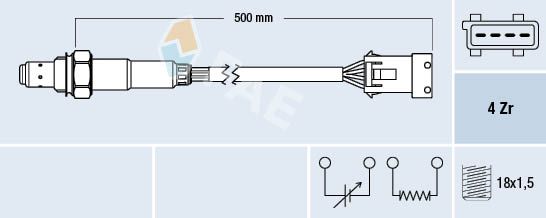 Obrázok Lambda sonda FAE  77232