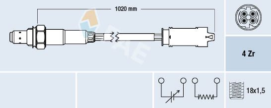 Obrázok Lambda sonda FAE  77238