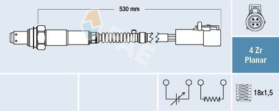 Obrázok Lambda sonda FAE  77256