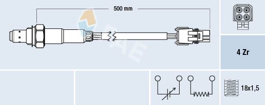 Obrázok Lambda sonda FAE  77259