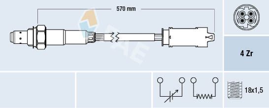 Obrázok Lambda sonda FAE  77266