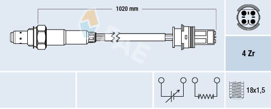 Obrázok Lambda sonda FAE  77275
