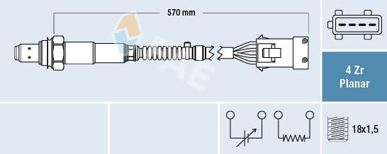 Obrázok Lambda sonda FAE  77283