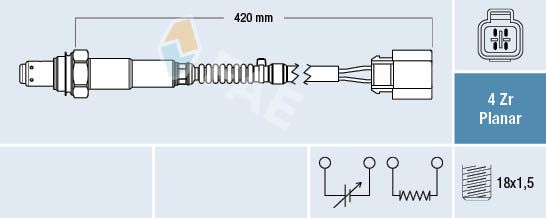 Obrázok Lambda sonda FAE  77288