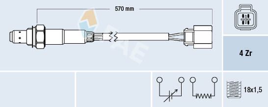 Obrázok Lambda sonda FAE  77289
