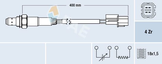 Obrázok Lambda sonda FAE  77290