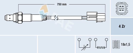 Obrázok Lambda sonda FAE  77291