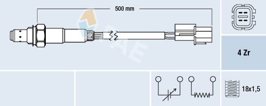 Obrázok Lambda sonda FAE  77292