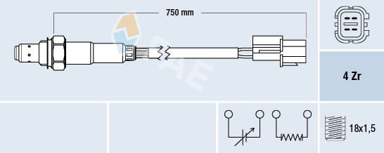 Obrázok Lambda sonda FAE  77293