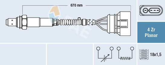 Obrázok Lambda sonda FAE  77302