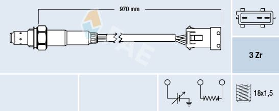 Obrázok Lambda sonda FAE  77306