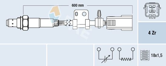 Obrázok Lambda sonda FAE  77321