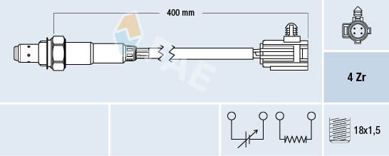 Obrázok Lambda sonda FAE  77325