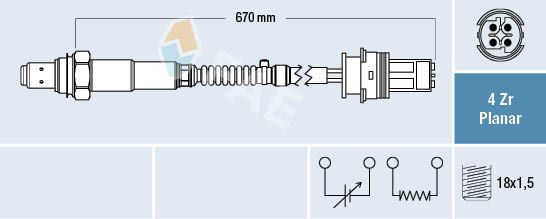 Obrázok Lambda sonda FAE  77328