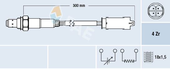 Obrázok Lambda sonda FAE  77336