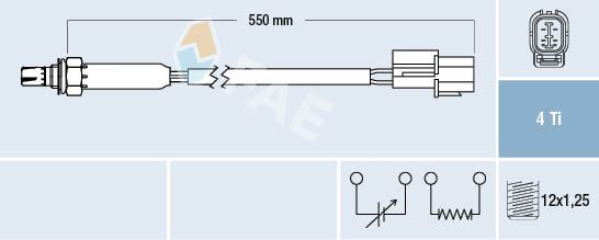 Obrázok Lambda sonda FAE  77350
