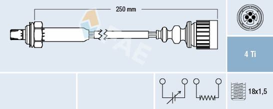 Obrázok Lambda sonda FAE  77355