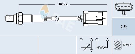 Obrázok Lambda sonda FAE  77361
